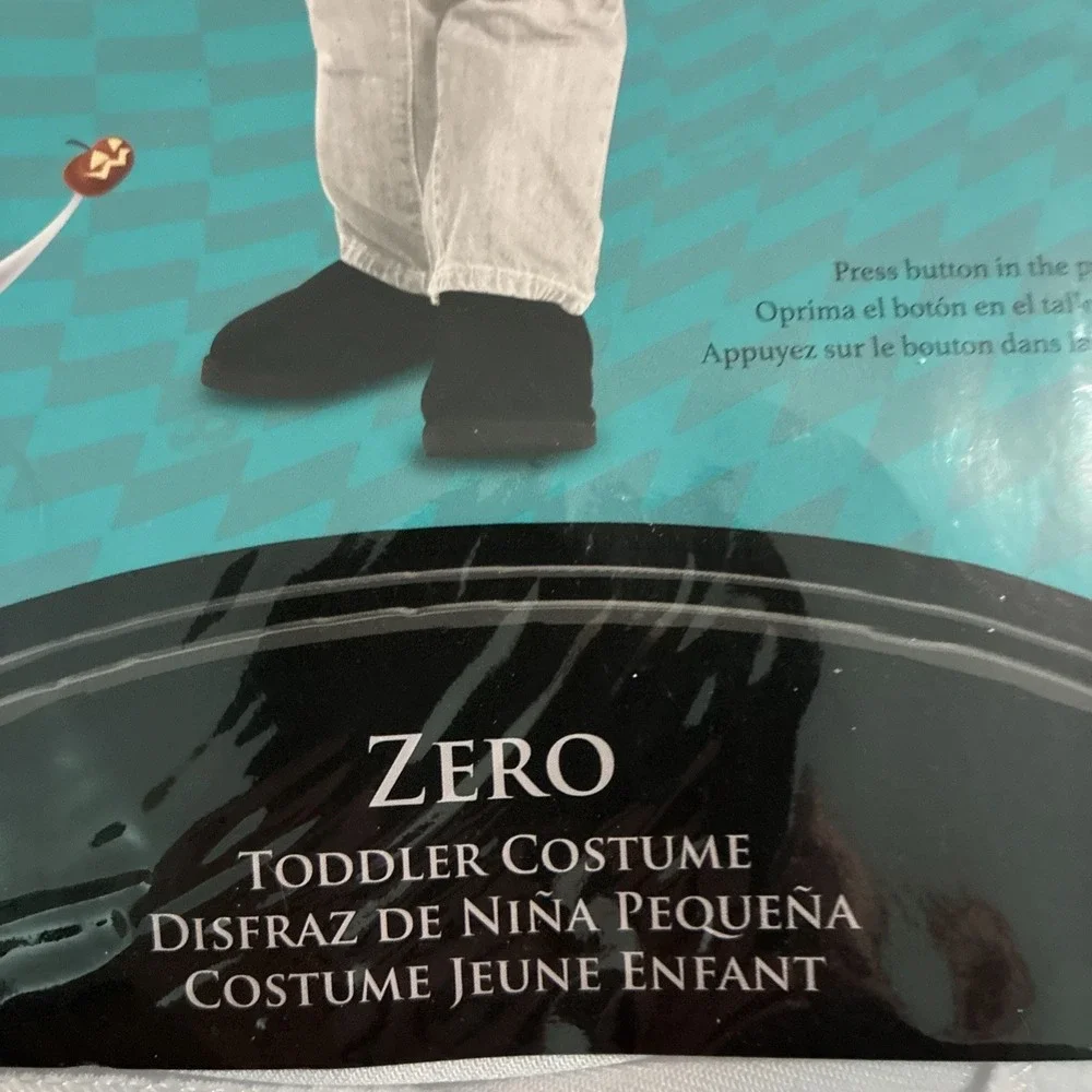 Disguise Zero Nightmare Before Christmas Toddler Boys 4-6  Costume White Disney - Picture 10 of 12